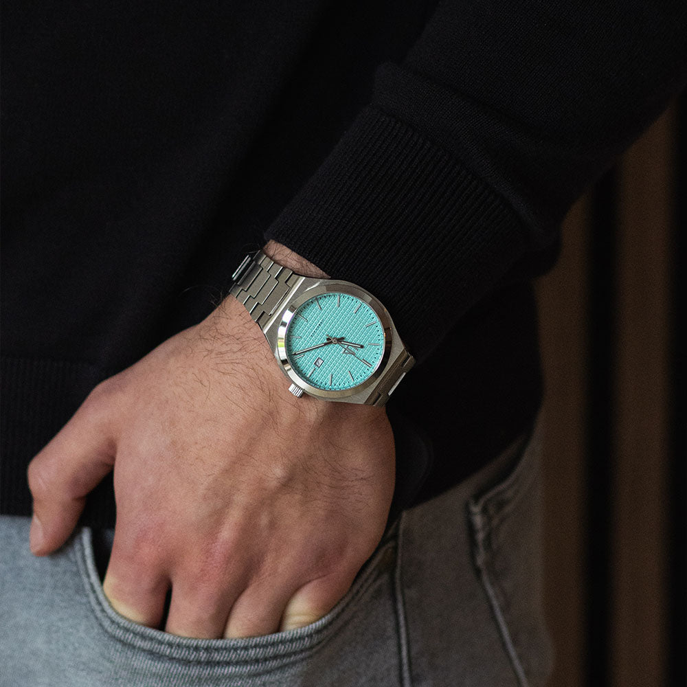 azure-tiffany-blue-horloge