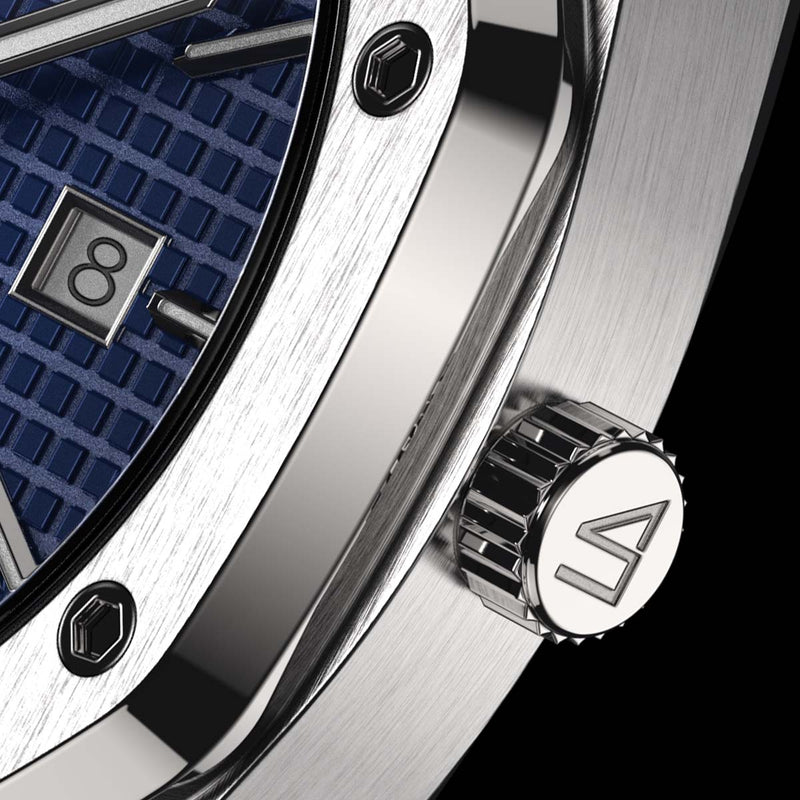 Blue voorkant horloge