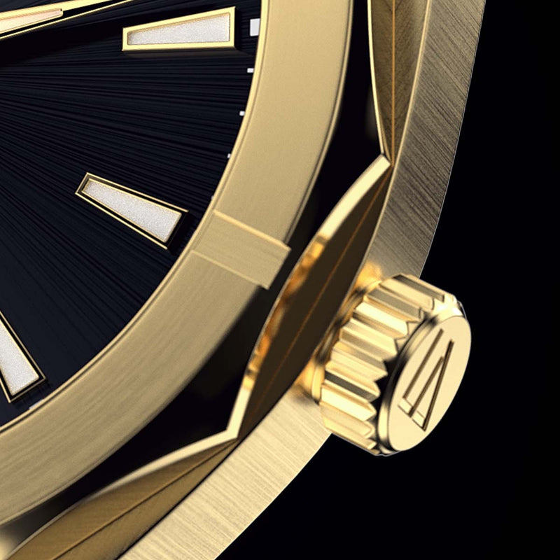 Horloge inzoom goud