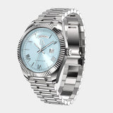 Horloge Zephyr ice blue side