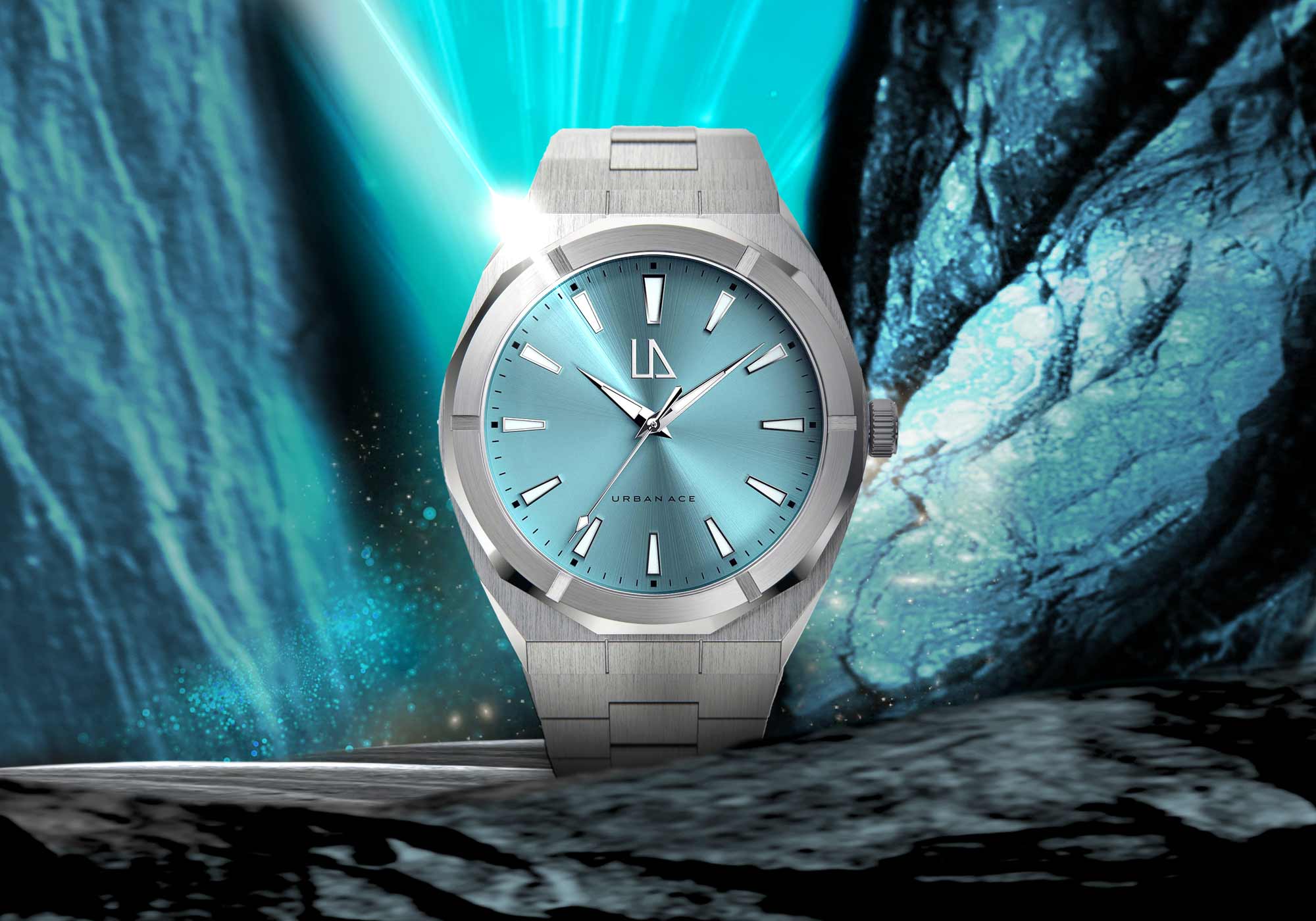 Maverick ice blue horloge