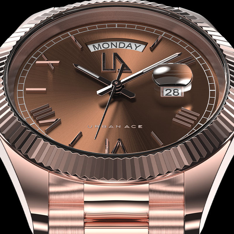 Horloge rose goud