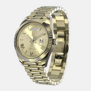 Mooi gouden heren horloge