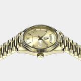 Zephyr gold horloge zijkant