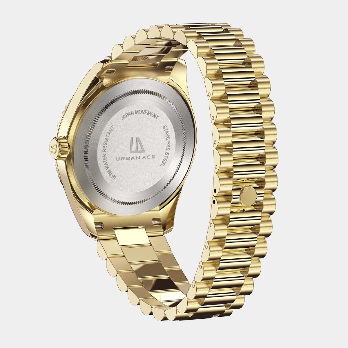 Zephyr gouden horloge achterkant