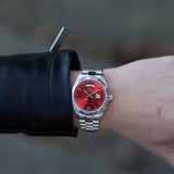 zephyr cherry red horloge