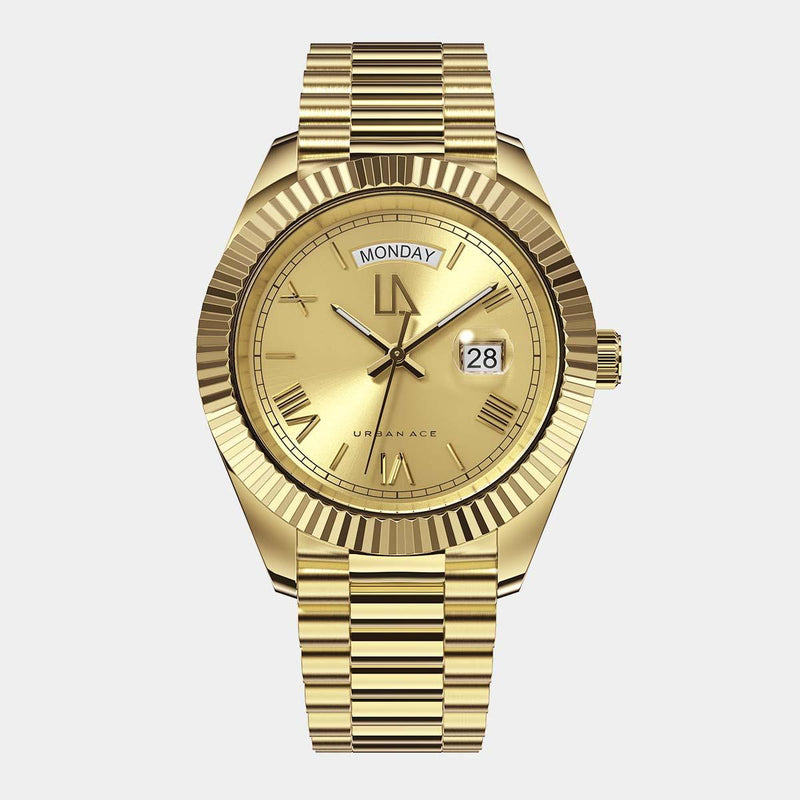 Gouden horloge Zephyr