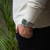 Zephyr Money green horloge